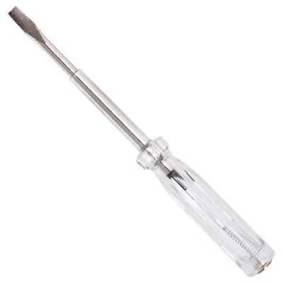 Stromprüfer 190 mm 125-250 V Phasenprüfer Spannungsprüfer Schraubendreher - Bild 1 von 4