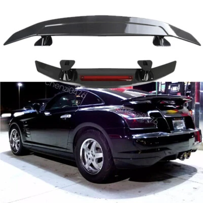 For Chrysler Crossfire SRT 46" Carbon Fiber Style Racing Rear Trunk Spoiler Wing - Image 1 of 4