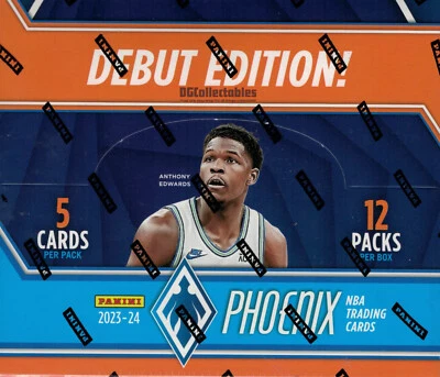 2023-24 PANINI PHOENIX NBA BASKETBALL FACTORY SEALED HOBBY BOX NEW FASC IN STOCK - image 1 of 3