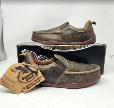 Hombres 8W Georgia Boot Cedar Falls Zapatos sin cordones sin usar, en caja, 8 Anchos GB00560 Foto 1 de 4