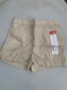 NWT Okie Dokie Girl Shorts Sz 6Y Khaki Retail $12 (MW-35 (x2)) - Picture 1 of 4