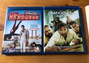 The HANGOVER Part 1 and 2 Blu-rays Bradley Cooper Unrated Comedy - Picture 1 of 4
