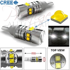 T10 50W CREE Blanco de alta potencia XB-D LED T10 2825 921 912 Copia de seguridad Brillante Inversa - Imagen 1 de 7