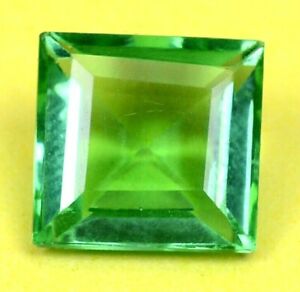 VVS 3.85 CT Colombian Natural Green Square CERTIFIED Loose Gemstone OA4370