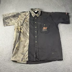Chase Authentics Herren XL #24 JEFF GORDON Realtree Camouflage Knopfleiste Nascar - Bild 1 von 11