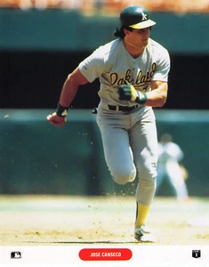 Jose Canseco - running picture photo 8 X by 10 Oakland A's Athletics MLB - Picture 1 of 1