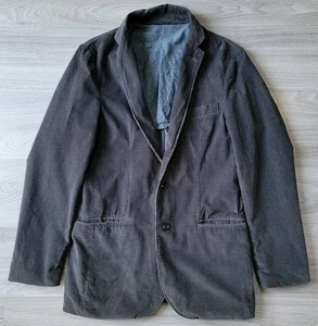 J Crew Jacket Mens S Gray Corduroy Cotton Ludlow Unstructured Blazer Pocket READ - Picture 1 of 17