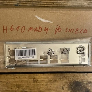 Genuine/Original Asus Prime H610M-A D4 I/O Shield backplate for Motherboard - Afbeelding 1 van 2