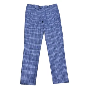 LAMBRETTA Plaid Vintage Y2K Business Casual Straight Leg Trousers Pants 32x30  - Bild 1 von 6
