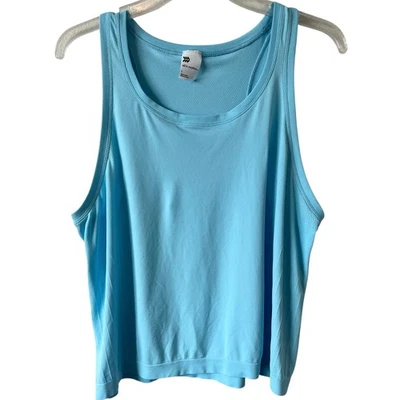 ALL IN MOTION NWOT Activewear Tank Top Size Large Baby Blue Nylon Stretch Sporty - Image 1 of 4