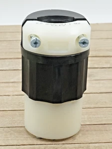 Leviton 2433 Locking Connector, L16-20R, 20 A, 480V Ac, Three Phase, 3 Pole, - Picture 1 of 8