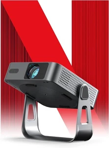 VOPLLS Smart Mini Projector – Netflix-Licensed 1080P HD Portable Projector with - Picture 1 of 7