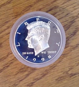 1998-S United States Proof Silver Kennedy Half Dollar - Picture 1 of 2