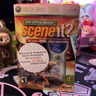 New SCENE IT? Xbox 360 Box Office Smash bundle! 4 WIRELESS CONTROLLERS. - Image 1 of 4