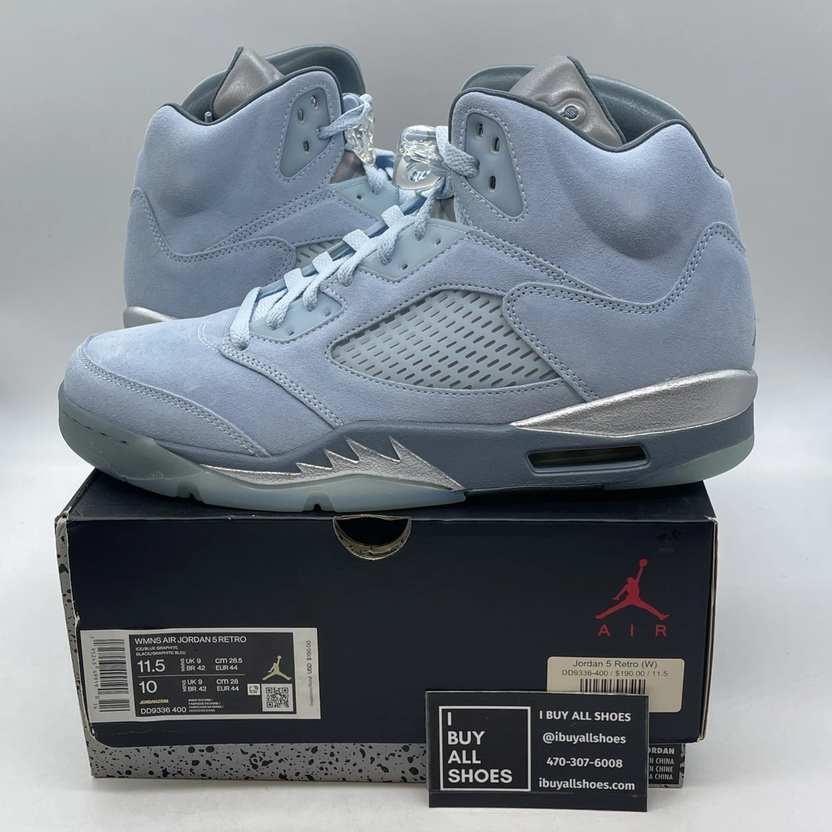 Jordan 5 Retro Blue Bird W for sale - eBay