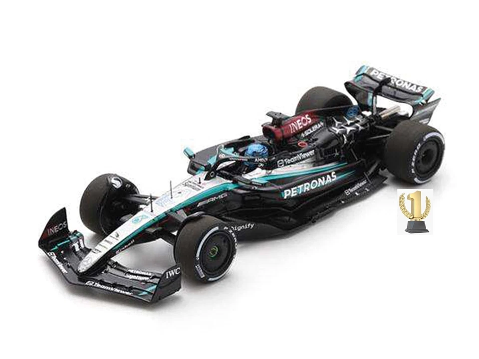 1:43 Spark S9545 Mercedes W15 ganador Las Vegas GP 2025, George Russell #63 Foto 1 de 1