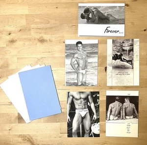 Vintage Konvolut 5 Gay Grußkarten - Bild 1 von 8