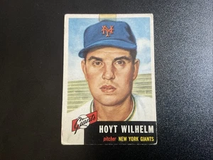 1953 Topps Baseball #151 Hoyt Wilhelm VGX With Tape Mark - Bild 1 von 2