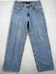 Vintage Levis SilverTab Jeans Herren 31x32 blau locker weites Bein Denim Baggy 90er USA - Bild 1 von 21