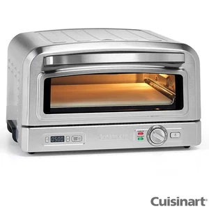 Cuisinart Forno Pizza 1875W Elettrico da Interno Cuocere Argento Set Completo Kit CPZ120U - Foto 1 di 8