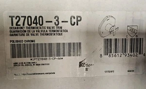 Kohler K-T27040-3-CP Occasione Valvola a Croce Trim Solo Docce Cromo Lucido - Foto 1 di 1