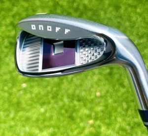 Ladies ONOFF LP-423I 2023 #7 iron Graphite SMOOTH KICK Flex A RH USED - Picture 1 of 13
