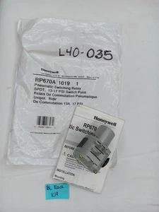 HONEYWELL RP670A PNEUMATISCHES SCHALTRELAIS RP670A10191 - Bild 1 von 5