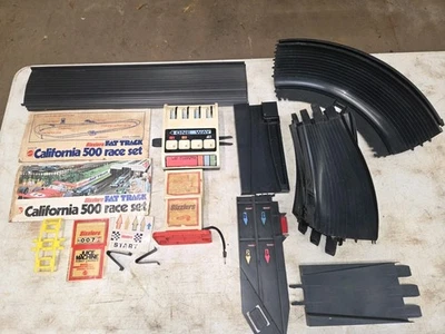 LOTE Hot Wheels Sizzlers Fat Track California 500 1970 Juice Curve calcomanía recta Foto 1 de 4