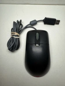Microsoft Wheel Mouse Optical USB X802382 1.1A Black Tested Working Fast Ship - Picture 1 of 4
