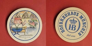 Hofbräuhaus München Ein Münchner im Himmel Nr. 20 Brauerei Bierdeckel Bier - Bild 1 von 1
