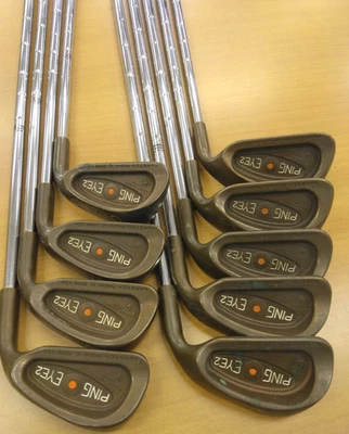 Ping Eye2+ Beryllium Copper Orange Dot Iron Set #3-9,W,S(9Clubs) / KT-Shaft - Image 1 of 4