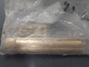 Brass 4” sliding door surface bolt latch lock NOS - Picture 1 of 8