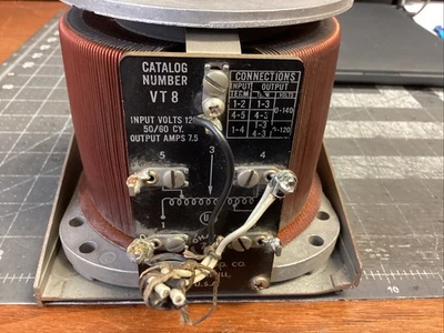Transformador variable Ohmite VT 8 120V 50/60Hz (LPW80B) Foto 1 de 4