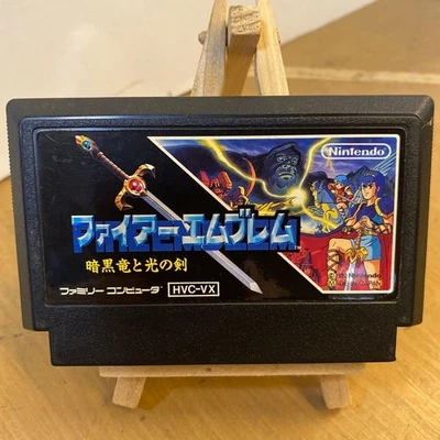 USED Fire Emblem Nintendo Famicom NES Japanese Version 1990 HVC-VX Retro Games - Image 1 of 4