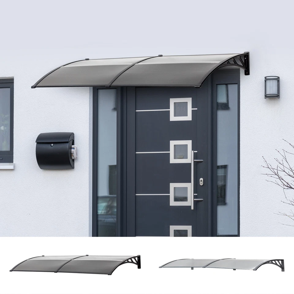 OUTSUNNY Door Canopy Awning Outdoor Window Rain Shelter Cover for Door Porch