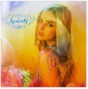 Addison Rae SIGNIERTES Cover Jacke Hülle "Addison" Debütalbum Vinyl LP - Bild 1 von 1