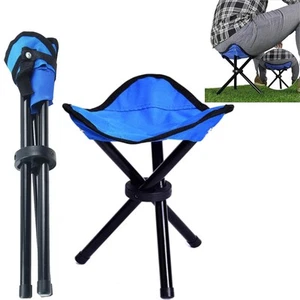 Camping Stool Portable11.02 inchs High Fishing Chair Seat for Camping Fishing Hi - Picture 1 of 8