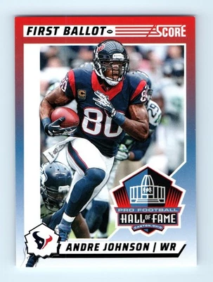 Andre Johnson Houston Texans 2024 Score Football Panini HOF Card #3 - Image 1 of 2