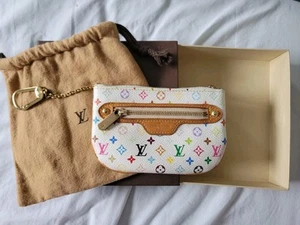 Authentic Louis Vuitton x Murakami Vintage Pochette Key Pouch Wallet - Picture 1 of 9