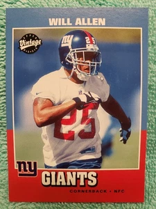 2001 UPPER DECK WILL ALLEN ROOKIE #243 NEW YORK GIANTS RC  - Picture 1 of 4