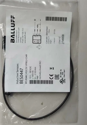 1Pcs New Balluff BES0447 BES R04KC-POC25F-EP00, 3-GS49 - Image 1 of 2