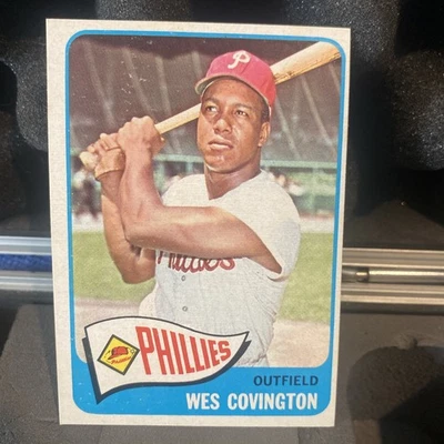 1965 TOPPS WES COVINGTON 583 VG/EX HIGH # SP BASEBALL PHILADELPHIA PHILLIES - Image 1 of 4