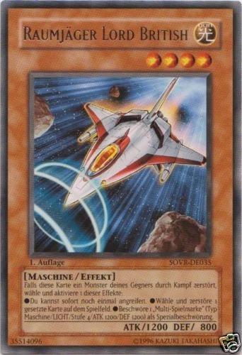Yu-Gi-Oh 1x Raumjäger Lord British - - - SOVR - Bild 1 von 1