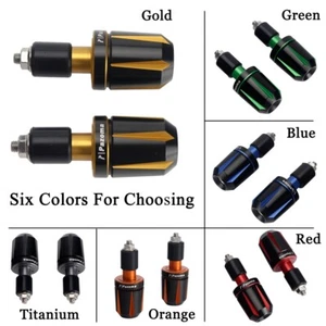 6-Colours Motorcycle Bike Hollow 7/8" Bars 8mm Handle Bar End Plug Weight Slider - Picture 1 of 33