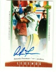 ANTONIO FREEMAN LEGENDARY SIGNATURES 2006 UD LEGENDS AUTO #60 GREEN BAY - Picture 1 of 2