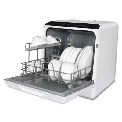 YUSING 5L Mini Lave-Vaisselle Pose Libre 6 Programmes Commande Tactile 45 cm - Imagen 1 de 4