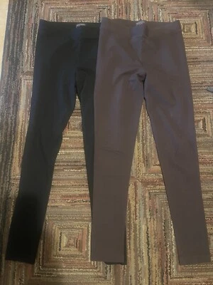 Лот из 2 Vince Camuto леггинсы брюки XSmall черный/brawn женщин эластичной - Изображение 1 из 4