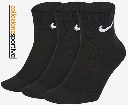 CALZE CALZINI NIKE LIGHTWEIGHT ANKLE SX7677 010 col. nero