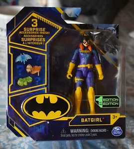 DC Spin Master BATGIRL 1st Edition 4" Action Figure Batman NEW - Picture 1 of 5