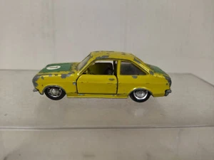 FORD ESCORT MKI n7 YELLOW/GREEN (2) 1:66/apx 1:64 SCHUCO 301881 NO BOX - Imagen 1 de 7